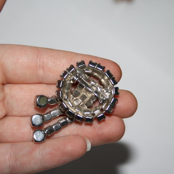 Vintage rhinestone brooch - Picture 5 of 5